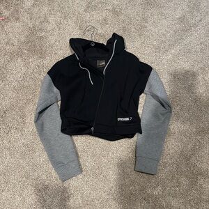 Gymshark Black and Gray Hoodie